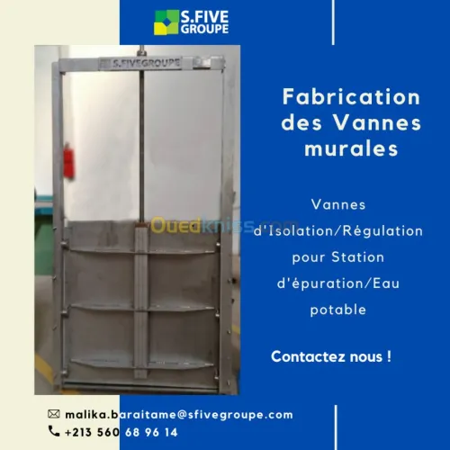 -VANNE MURALE et BATARDEAU 