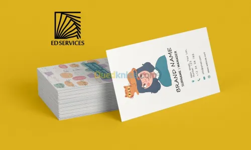 création des carts de visites