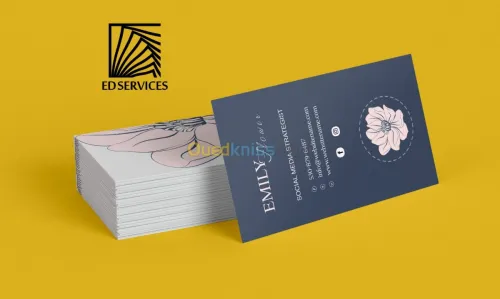 création des carts de visites