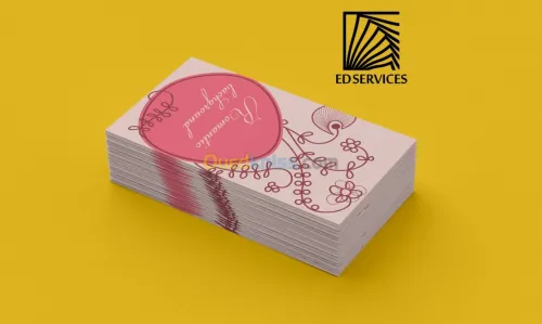 création des carts de visites