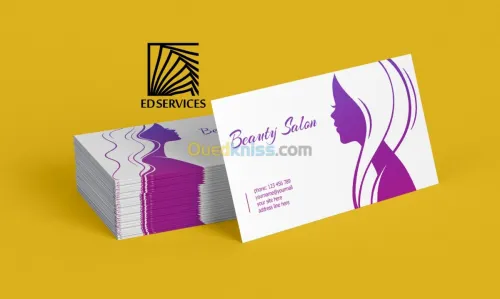 création des carts de visites