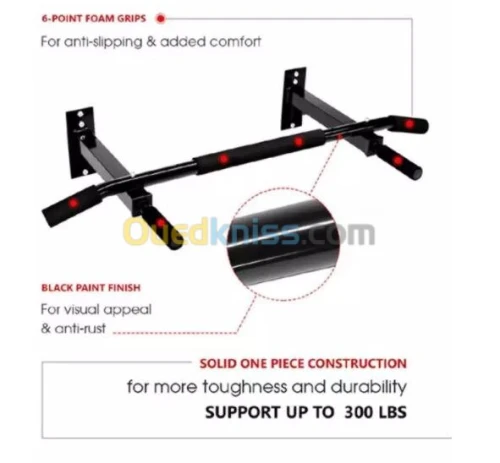 Barre fix mural multi fonctionnele sol