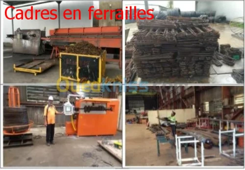 Machine Pour Les Cadres En Ferrailles