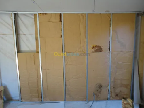 pvc placoplatre electricité  peinture 