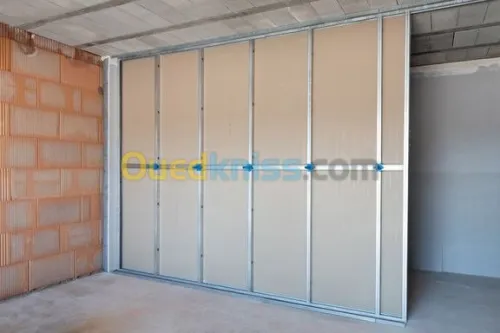 pvc placoplatre electricité  peinture 