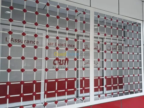 Habillage vitrine et aluco