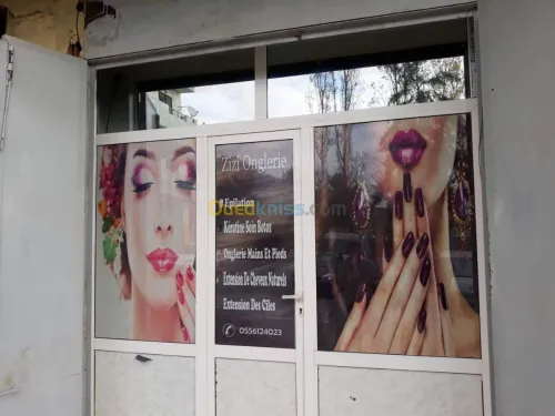 Habillage vitrine et aluco