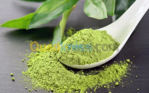 Thé Matcha BIO -Japon et courant Chine  شاي ماتشا عضوي مسحوق (يابان)                    