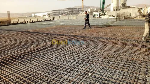 dallage industrielle, béton lissé