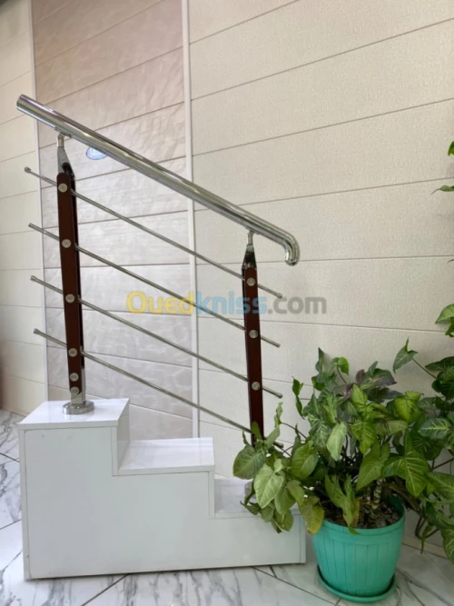 Rampes et garde corps en Inox et verre