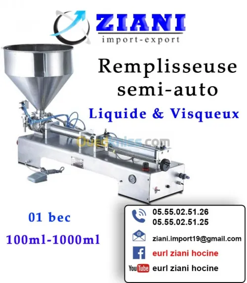 remplisseuse visqueux