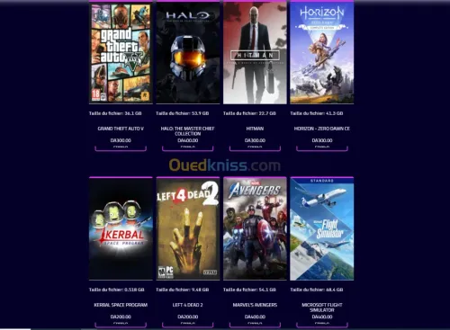 COPIES DE JEUX POUR PC GAMER 