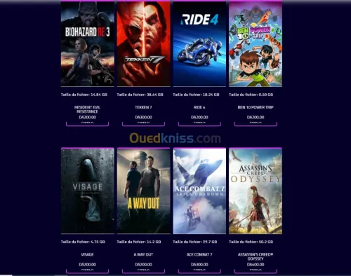 COPIES DE JEUX POUR PC GAMER 