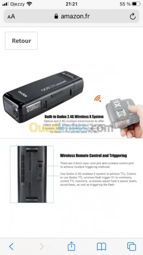Godox AD200 TTL Mini Portable