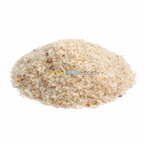 PSYLLIUM blond (et brun) téguments et poudre --- بسيليوم, قطونة