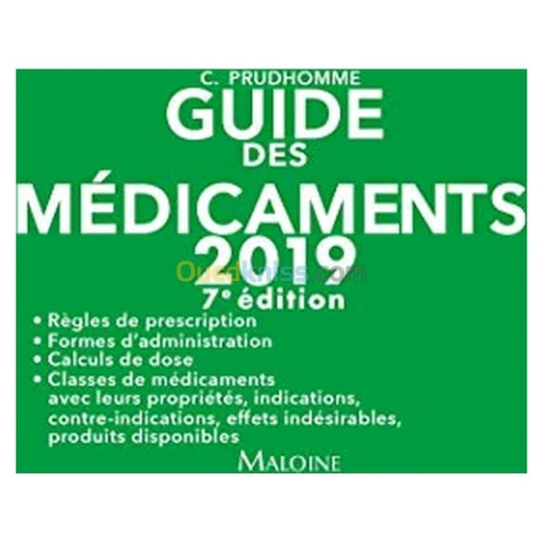 Guide des médicaments 2019 , 7e éd.