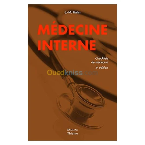 Médecine interne, Checklist 4e éd.
