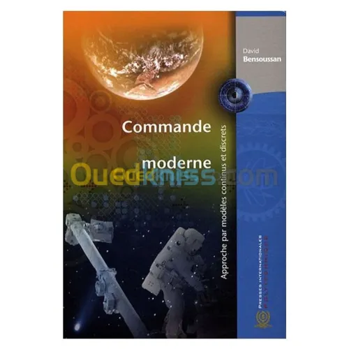Commande moderne, approche par modèles continus et discrets