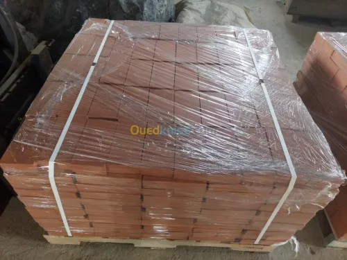 Tuile claustra brique plein en terre c