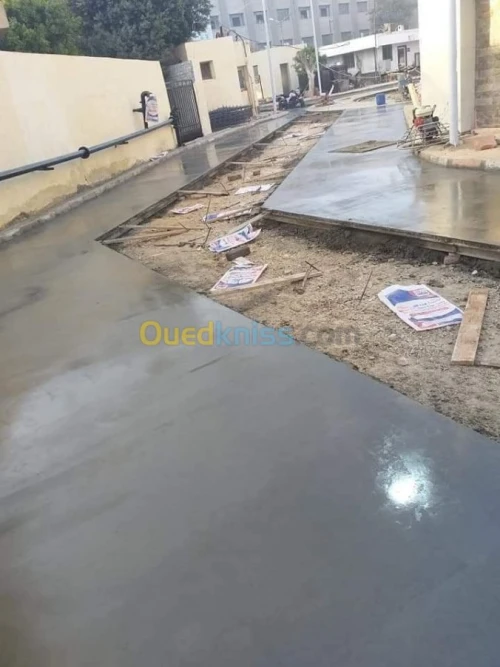 les travaux de construction 