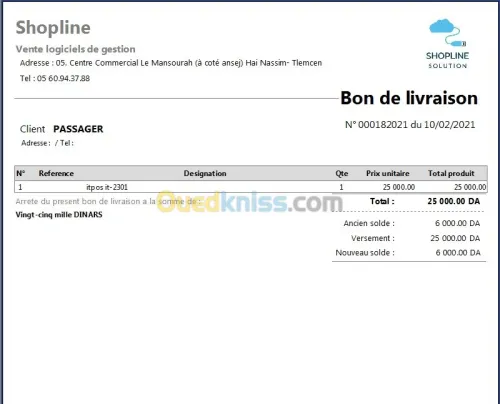 Logiciel de Gestion Commercial & Stock