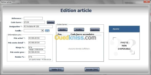 Logiciel de Gestion Commercial & Stock