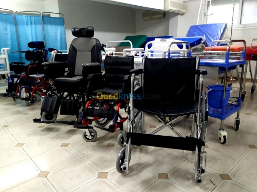 Fauteuil roulant en aluminium double freins