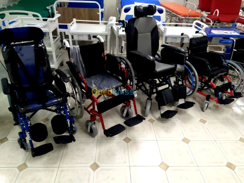 Fauteuil roulant en aluminium double freins