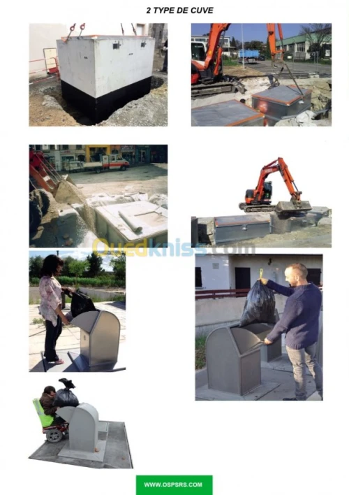 Fabrication mobilier urbain 