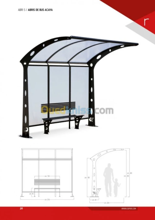Fabrication mobilier urbain 