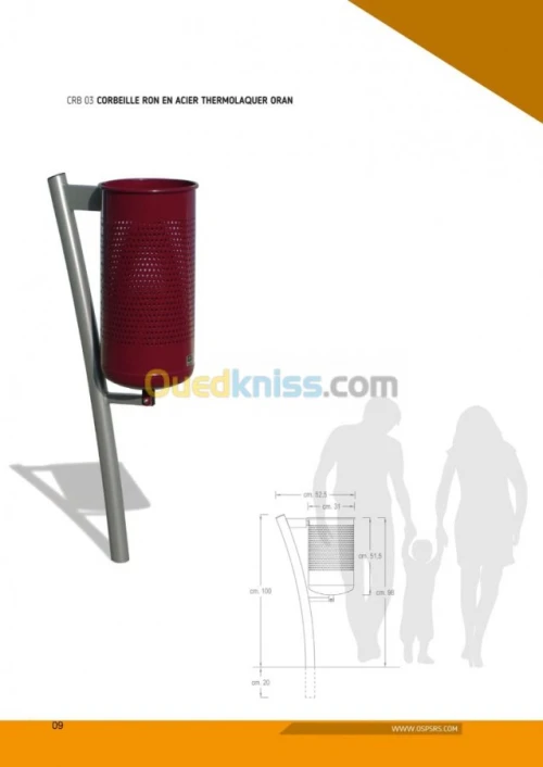 Fabrication mobilier urbain 