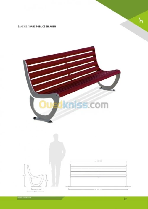 Fabrication mobilier urbain 