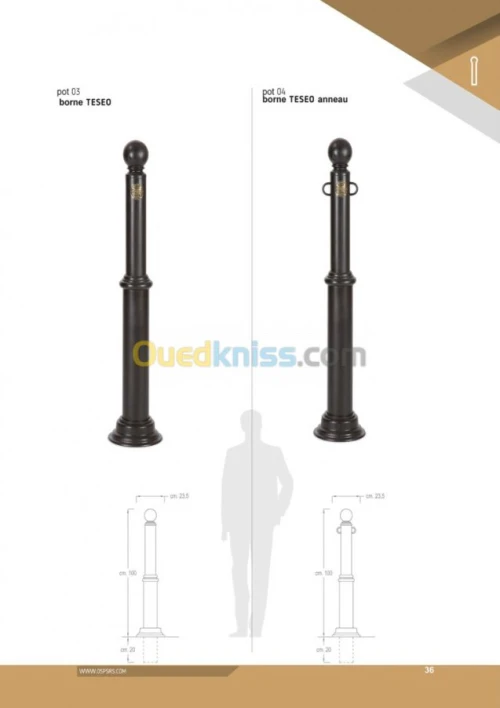 Fabrication mobilier urbain 