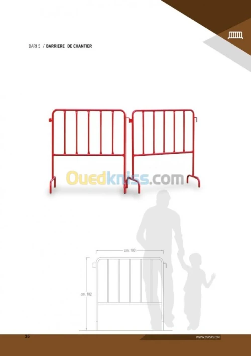 Fabrication mobilier urbain 