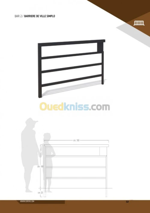 Fabrication mobilier urbain 