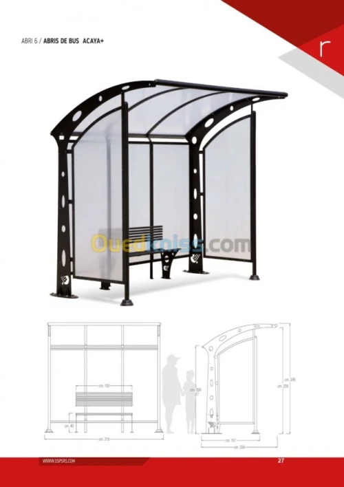 Fabrication mobilier urbain 