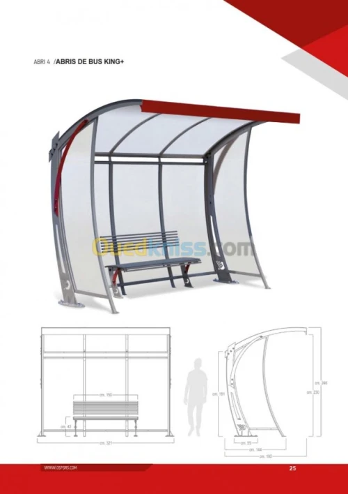 Fabrication mobilier urbain 