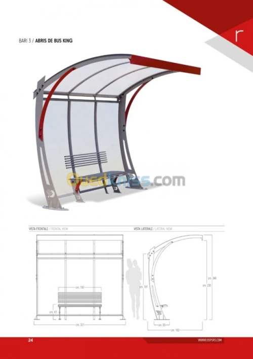 Fabrication mobilier urbain 