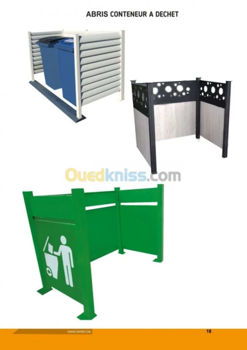 Fabrication mobilier urbain 