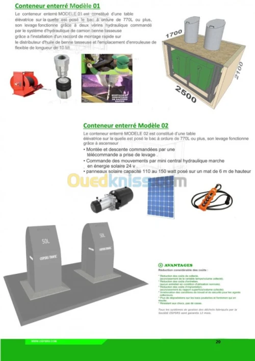 Fabrication mobilier urbain 