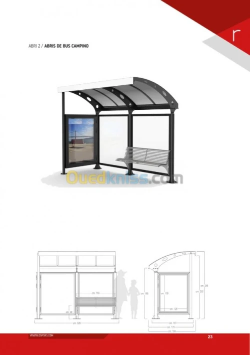 Fabrication mobilier urbain 