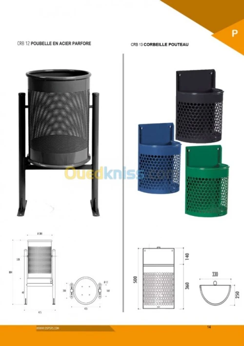 Fabrication mobilier urbain 