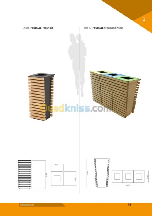 Fabrication mobilier urbain 