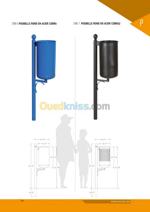 Fabrication mobilier urbain 