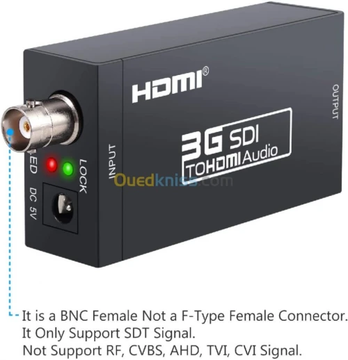Convertisseur SDI To HDMI + SDI