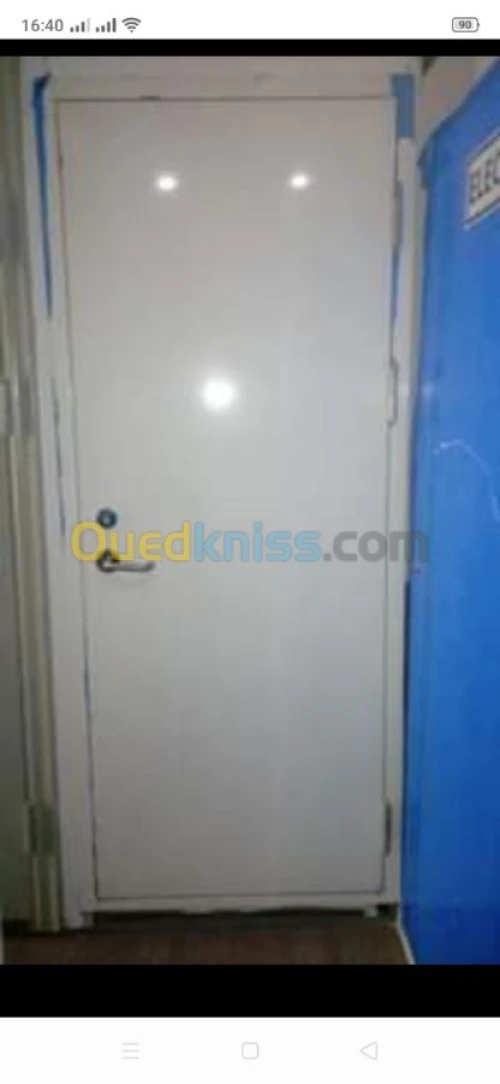 Porte coupe feu bois et métallique