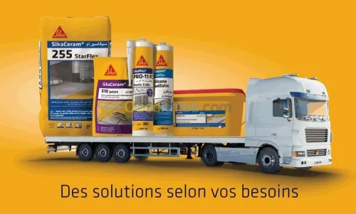 Point de vente SIKA BASf Terraco Mortero neoquim proseal granitex tolsen crown purepox-BATIMAWAD