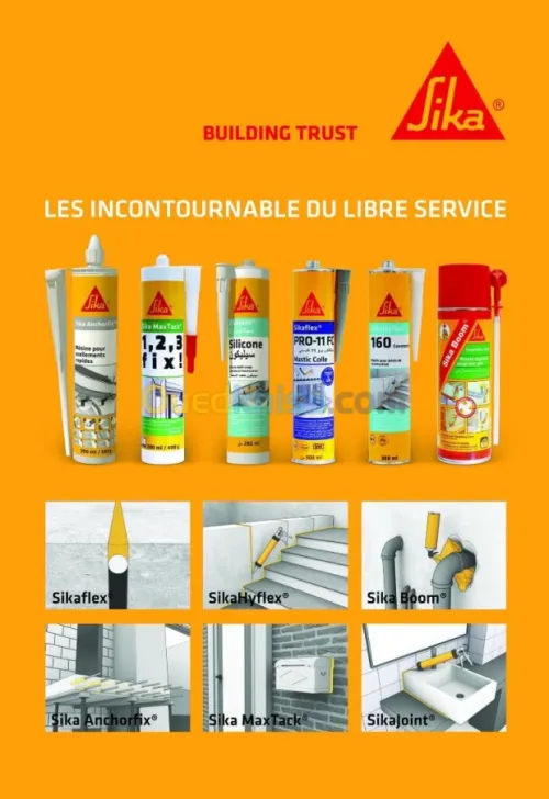 Point de vente SIKA BASf Terraco Mortero neoquim proseal granitex tolsen crown purepox-BATIMAWAD