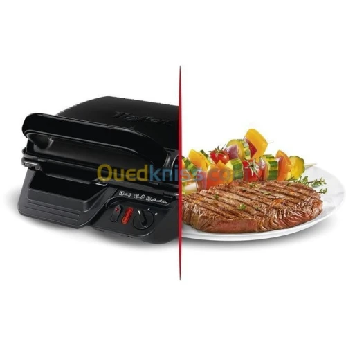 TEFAL Grille Viande /Panini / Barbecue/ Ultracompact -Gc308812- 2000W Noir