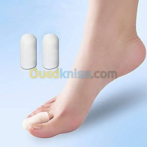 Capuchons d'orteil en pur gel 